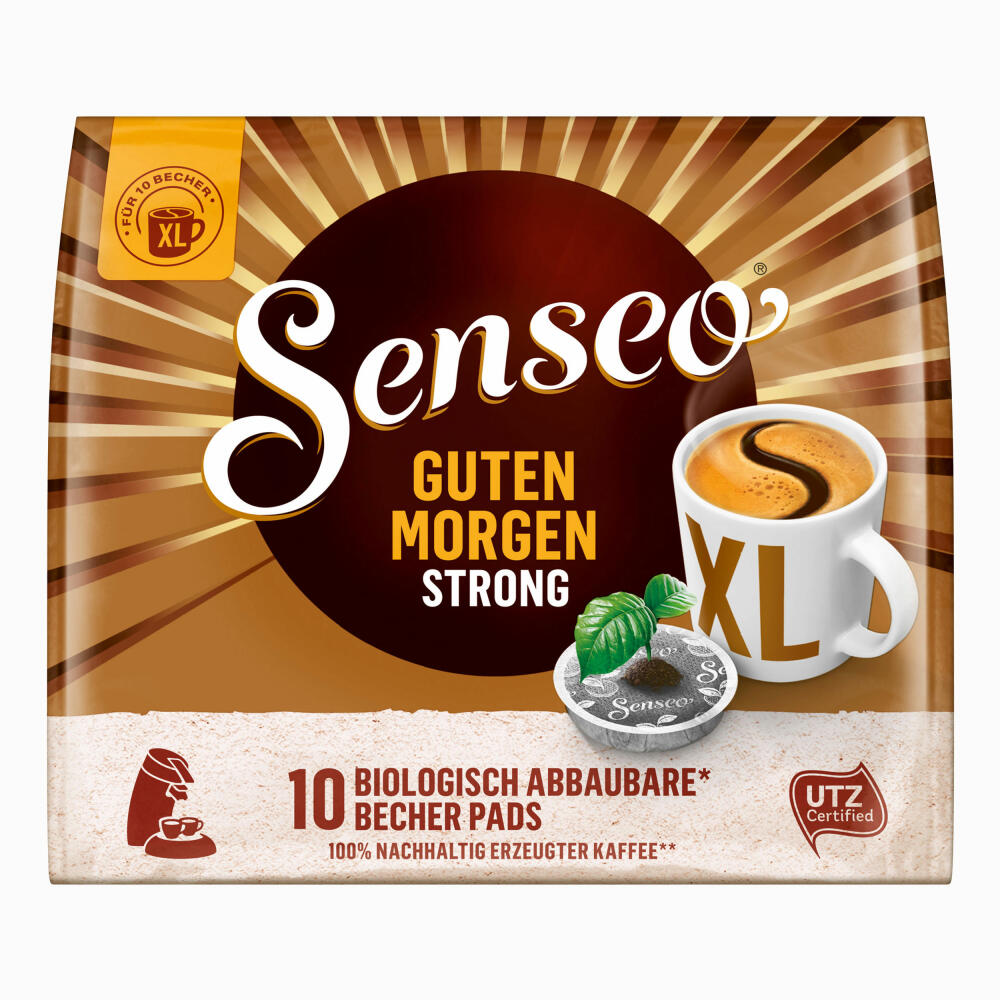 Senseo Coffee Pads Good Morning Strong XL, Strong &amp; Intense, 30 Coffee Pads