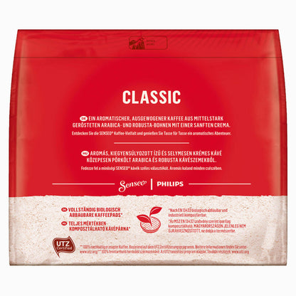 Senseo Coffee Pads Classic / Classic, new design, intense &amp; full-bodied taste, coffee, pack of 3, 3 x 16 pads