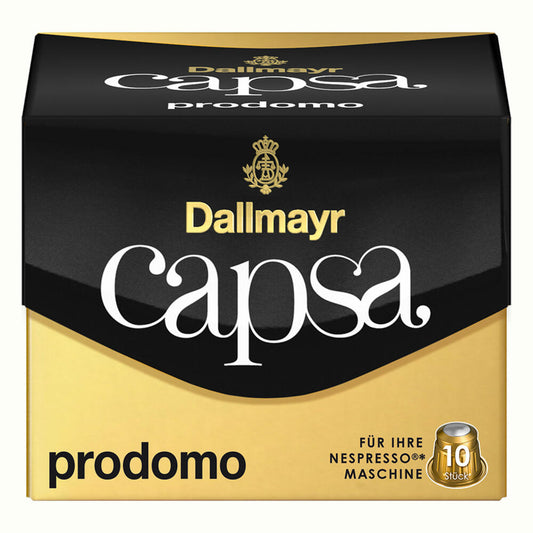 Dallmayr Capsa Prodomo, Nespresso Compatible Capsule, Coffee Capsule, Arabica Roasted Coffee, Coffee, 50 Capsules