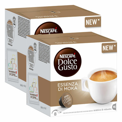 Nescafé Dolce Gusto Essenza di Moka, Coffee, Cafe, Coffee Capsule, 32 Capsules