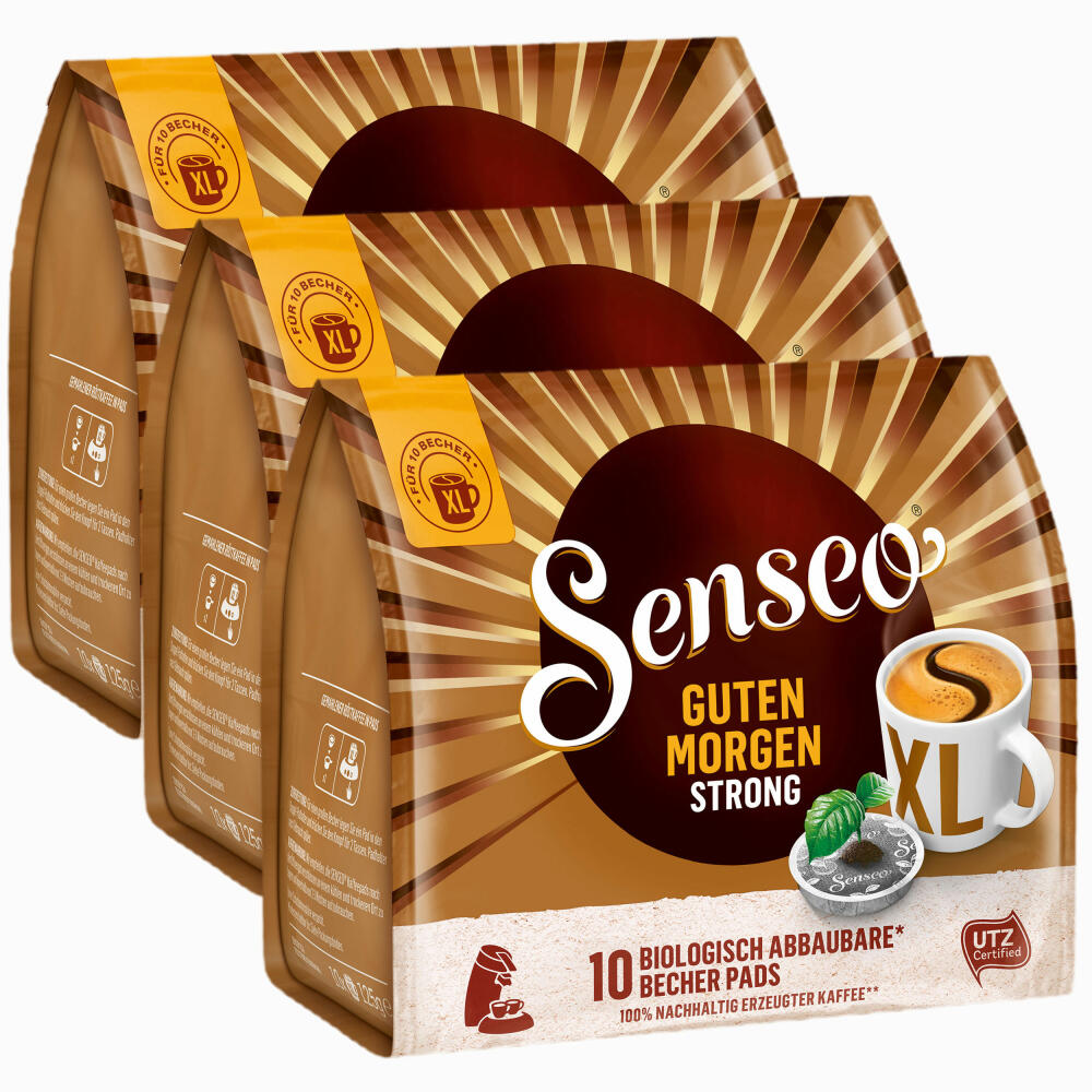 Senseo Coffee Pads Good Morning Strong XL, Strong &amp; Intense, 30 Coffee Pads