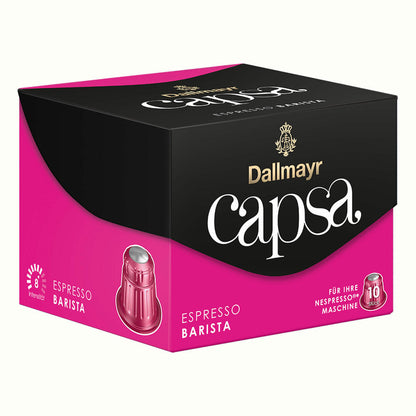 Dallmayr Capsa Espresso Barista, Nespresso Compatible Capsule, Coffee Capsule, Espresso Capsule, Roasted Coffee, Coffee, 30 Capsules