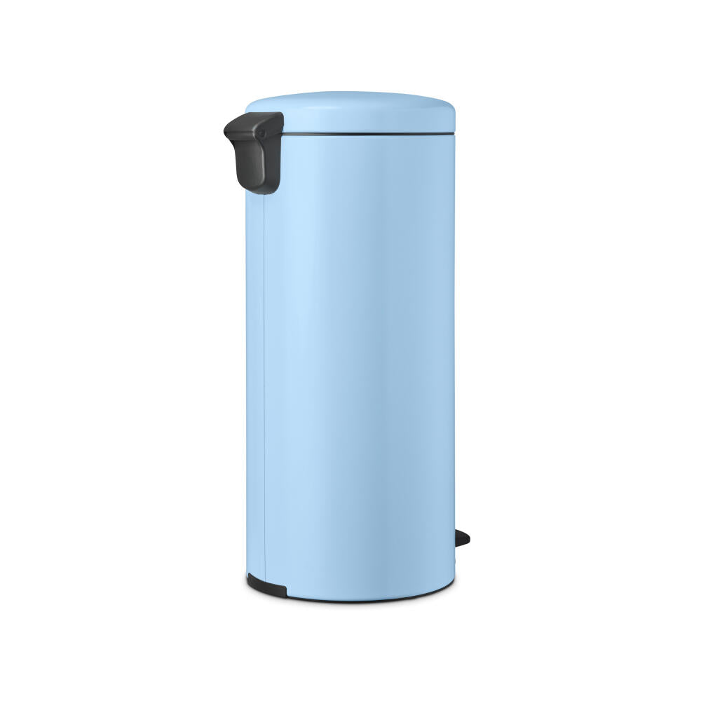 Brabantia NewIcon Treteimer, Mülleimer, Abfalleimer, Stahl, Dreamy Blue, 30 L, 202667