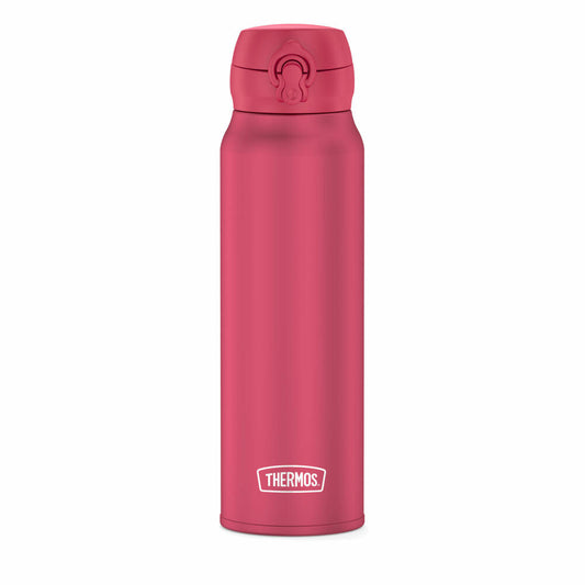 Thermos drinking bottle Ultralight Bottle, insulated bottle, stainless steel, deep pink matt, 750 ml, 4035244075