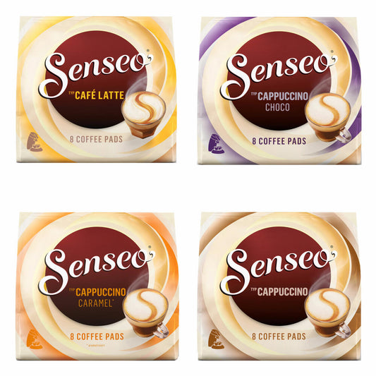 Senseo Coffee Pads Milk Coffee Specialties Set, Coffee Pads, Milk Coffee Pads