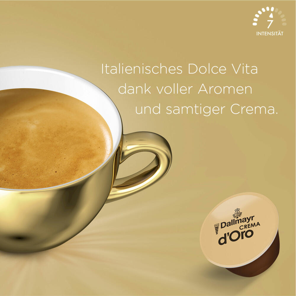 Nescafé Dolce Gusto Dallmayr Crema d´Oro Vorratsbox 2er Set, Kaffeekapseln, 2 x 30 Kapseln