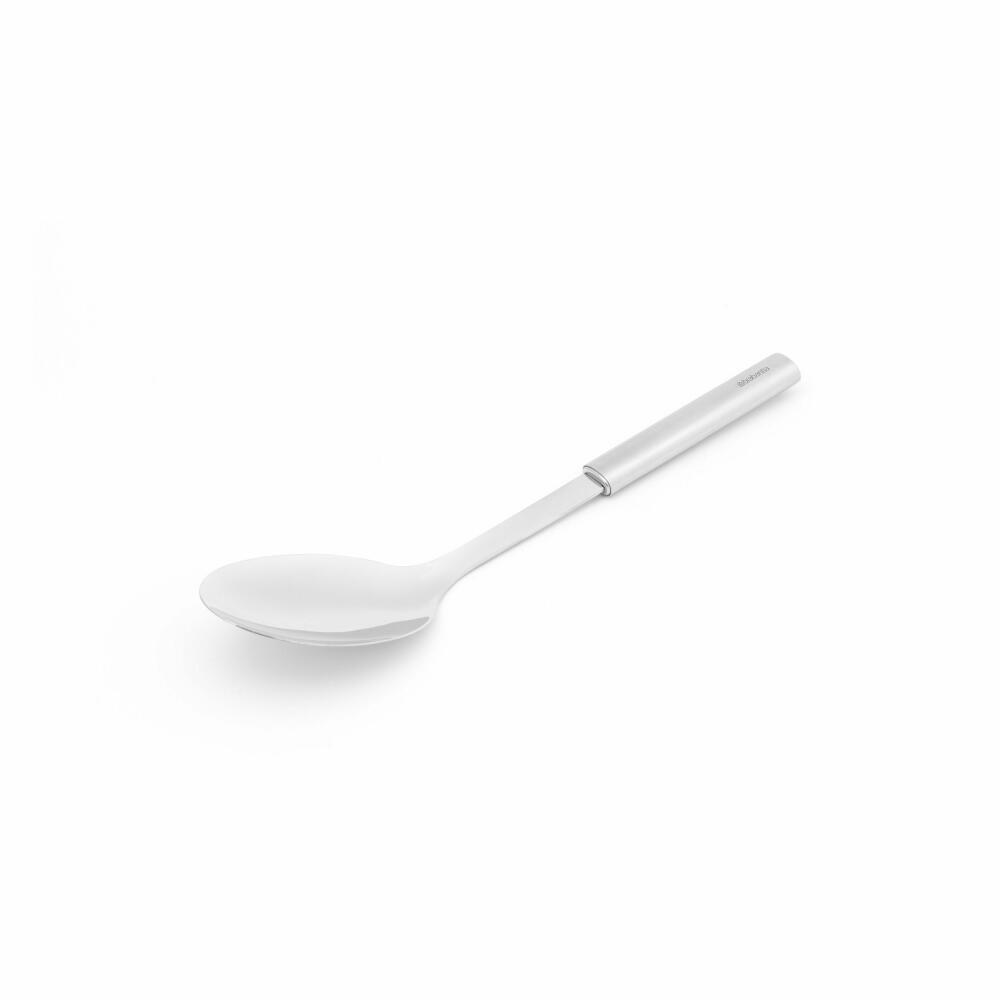 Brabantia Serving Spoon Profile, Cooking Utensil, Kitchen Helper, Steel, Matt Steel, 32.5 cm, 250804