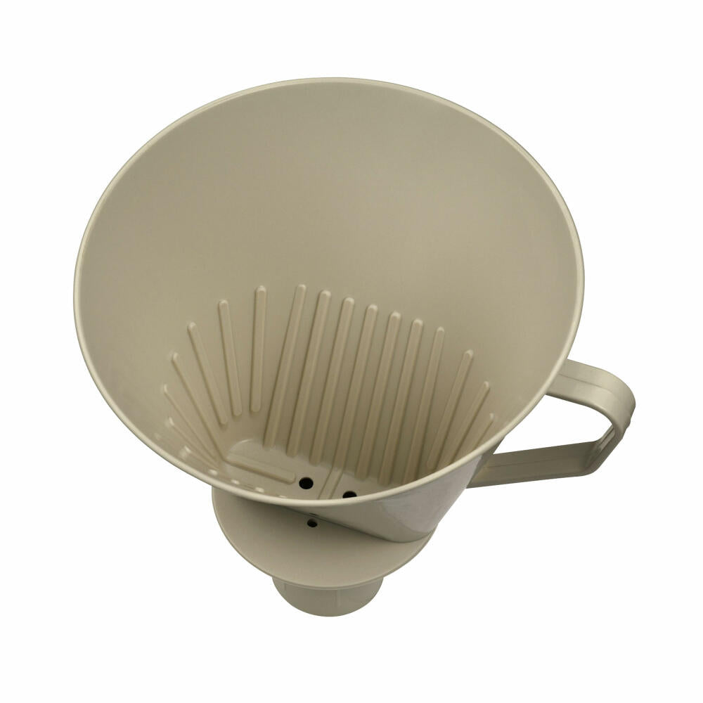 alfi coffee filter AROMA PLUS, coffee filter, hand filter, filter insert, size 4, Oatmeal Beige, 0099321000