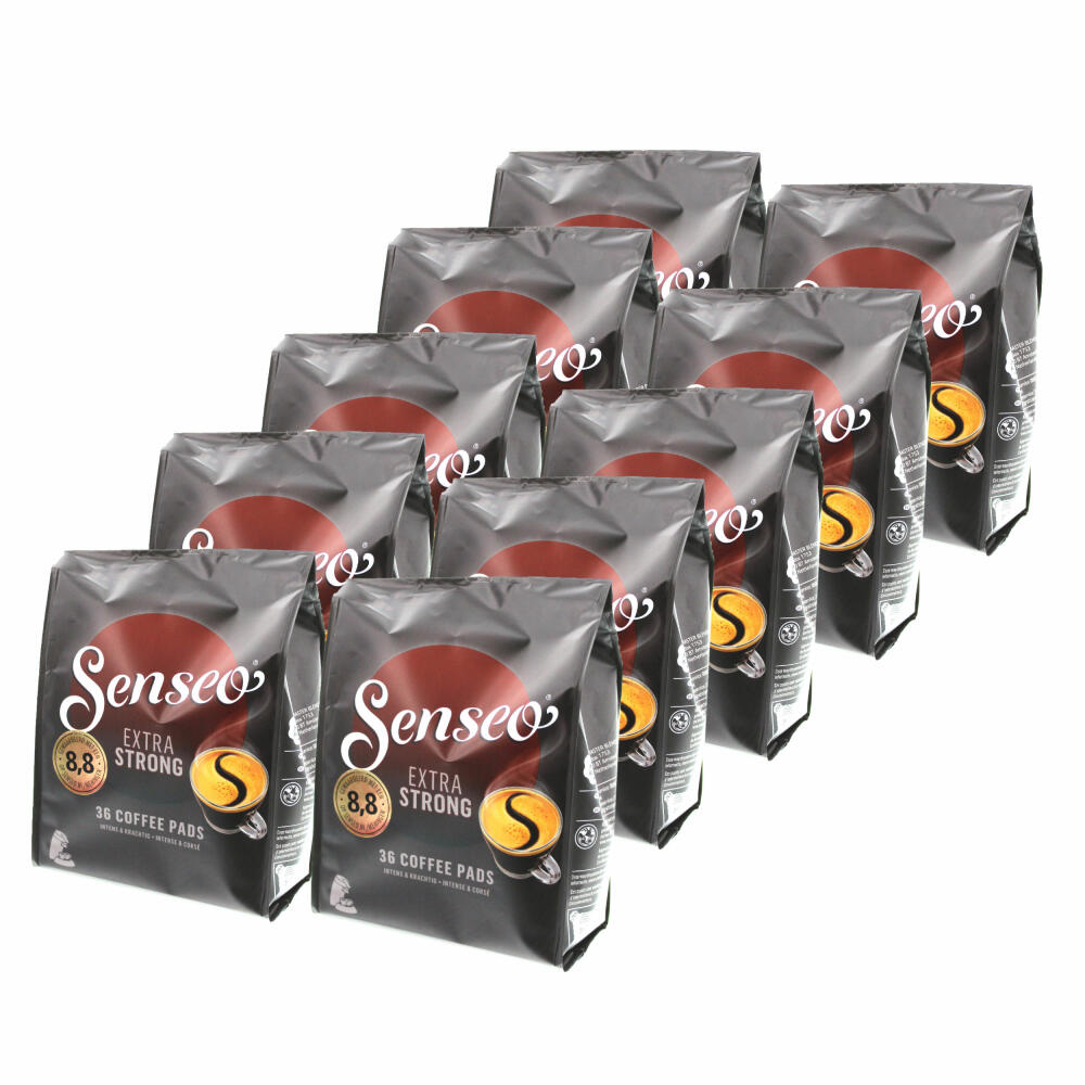 Senseo Coffee Pads Extra Strong / Extra Strong, Intense and Full-Bodied Taste, Coffee for Coffee Pad Machines, 360 Pads