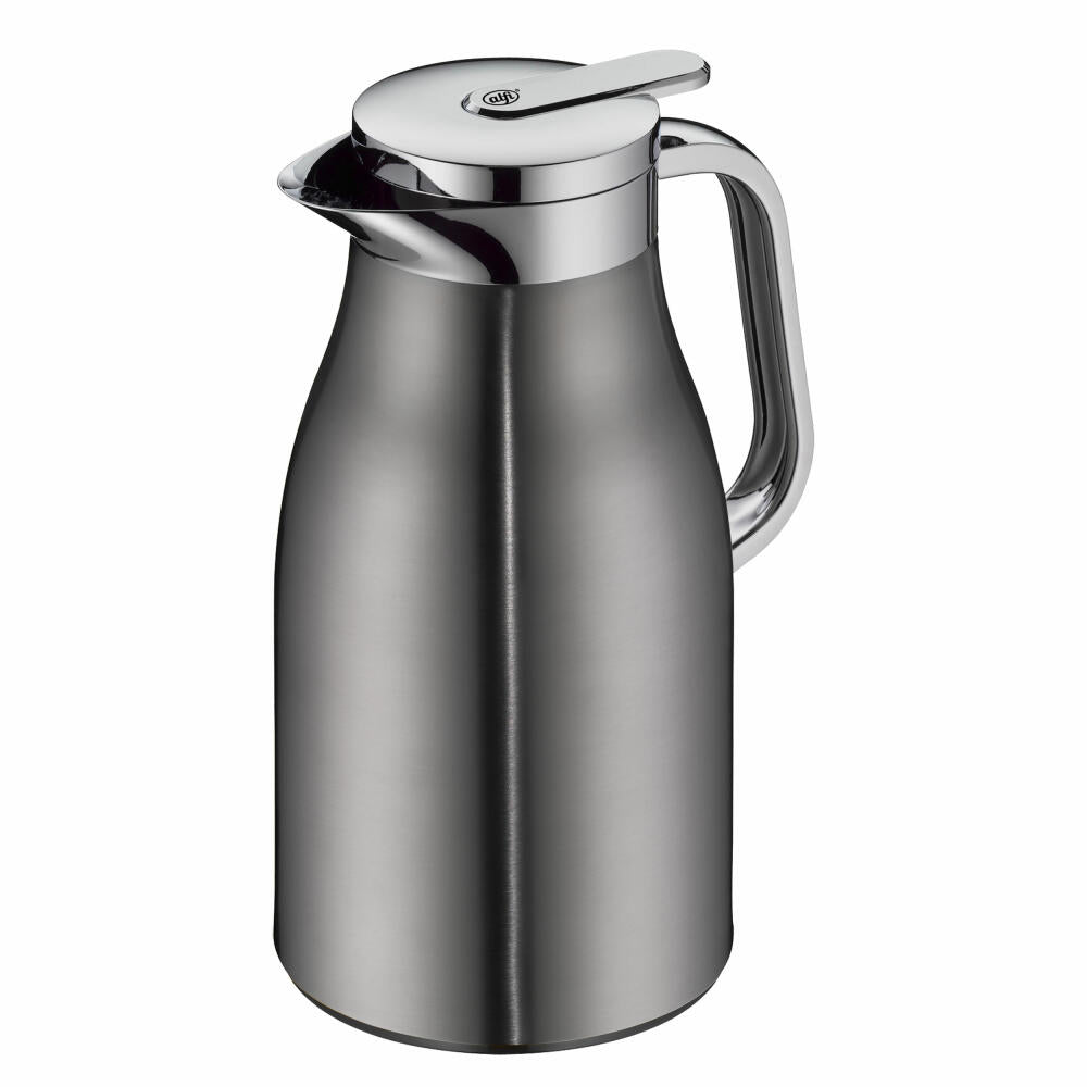 Alfi Skyline vacuum flask, thermos flask, stainless steel, cool grey matt, 1 L, 1321234100