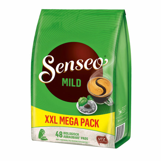 Senseo Kaffeepads Mild Roast, Feiner und Samtweicher Geschmack, Kaffee Pads für Kaffepadmaschinen, 480 Pads