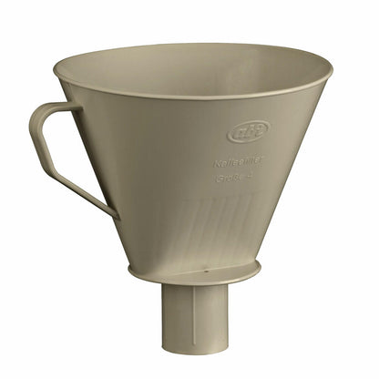 alfi Kaffeefilter AROMA PLUS, Kaffee Filter, Handfilter, Filtereinsatz, Größe 4, Oatmeal Beige, 0099321000