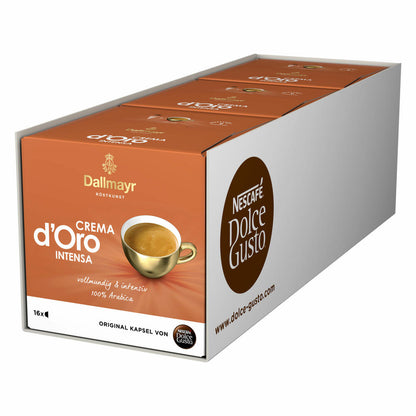 Nescafé Dolce Gusto set of 3 Dallmayr Crema dOro Intensa, coffee capsule, coffee, 48 capsules