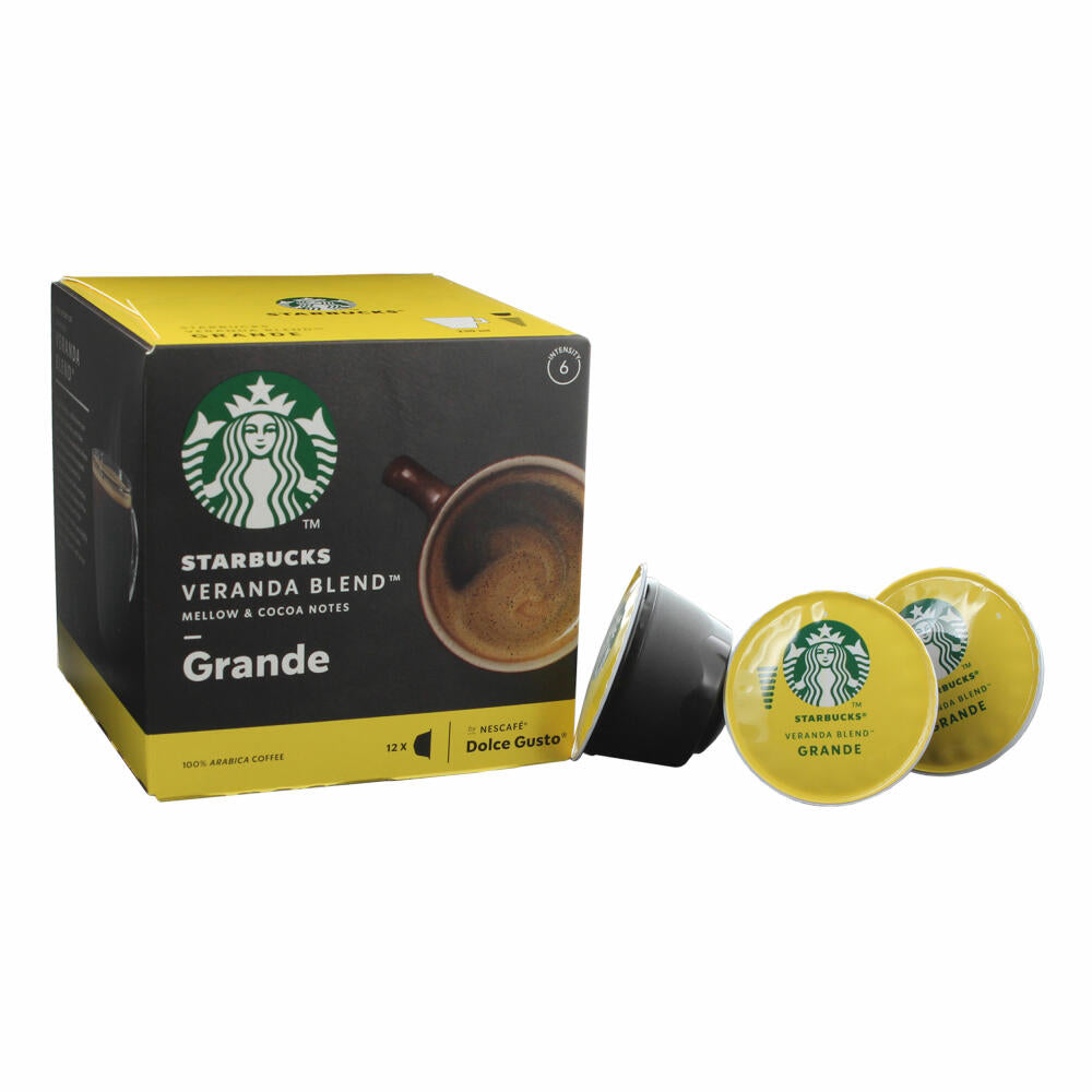 Nescafé Dolce Gusto Starbucks Kaffee Set, House Blend + Veranda Blend, 2 Sorten, Kaffee, Kaffeekapseln, 2 x 12 Kapseln