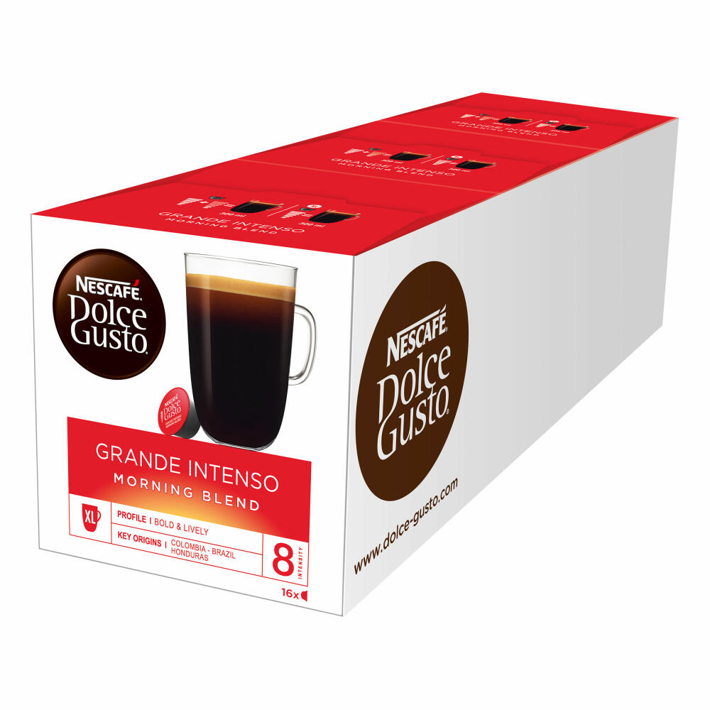 Nescafé Dolce Gusto Grande Intenso Morning Blend, Coffee, Coffee Capsule, 48 Capsules