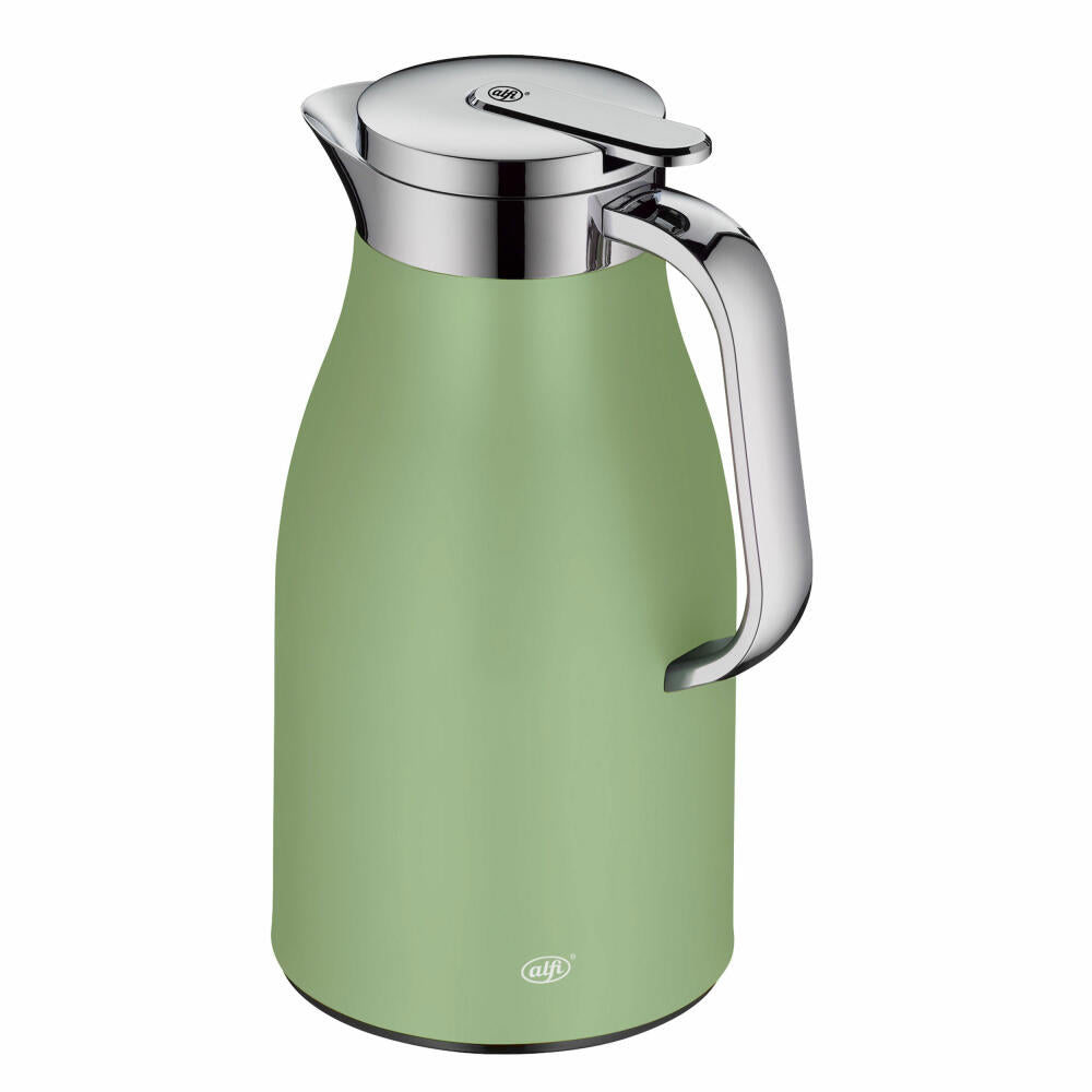 Alfi Skyline vacuum flask, thermos flask, stainless steel, Celadon Green Matt, 1 L, 1321351100