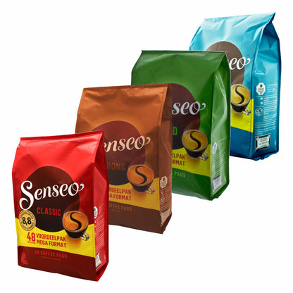 Senseo 48er Variation Family Pack, coffee pads, 4 varieties, 192 pads / portions