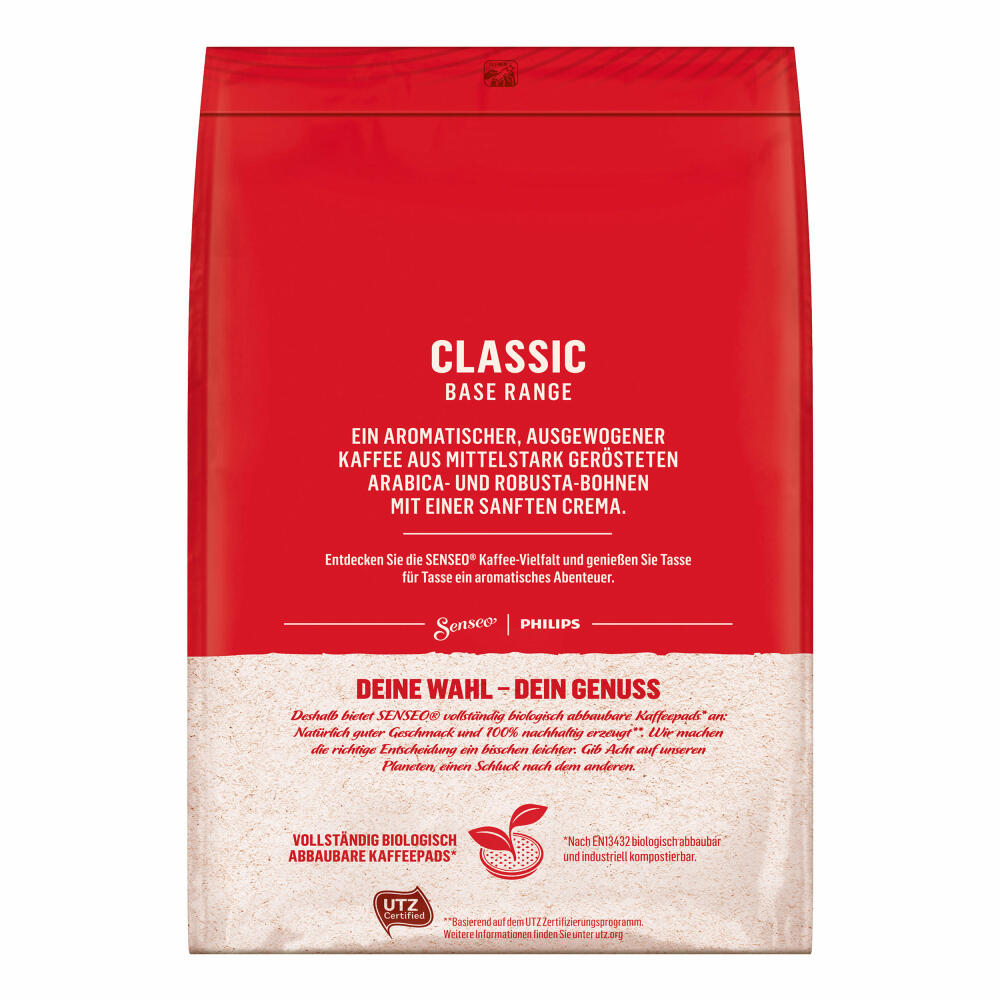 Senseo Coffee Pads Classic / Classic, Pack of 10, Intense and Full-Bodied Taste, Coffee, 480 Pads