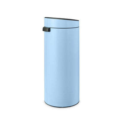 Brabantia Touch Bin, Mülleimer, Abfalleimer, Stahl, Dreamy Blue, 30 L, 202728