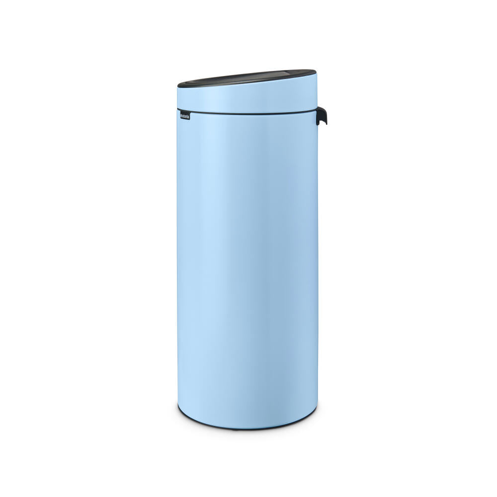 Brabantia Touch Bin, Mülleimer, Abfalleimer, Stahl, Dreamy Blue, 30 L, 202728