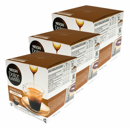 Nescafé Dolce Gusto Espresso Caramel, 3er Pack, Kaffeekapsel, Kaffee, 48 Kapseln