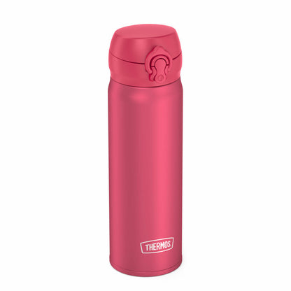 Thermos drinking bottle Ultralight Bottle, insulated bottle, stainless steel, deep pink matt, 500 ml, 4035244050