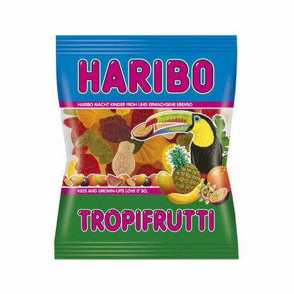 Haribo Tropifrutti, fruits, fruit gums, wine gums, gummy bears, in bags, 5 x 200g