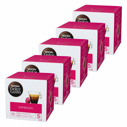 Nescafé Dolce Gusto Espresso, Coffee, Coffee Capsule, Pack of 5, 5 x 16 Capsules