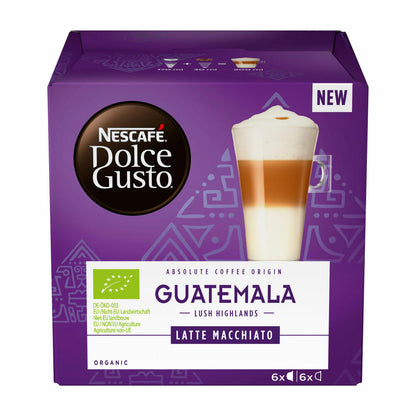 Nescafé Dolce Gusto Absolute Origin Guatemala Latte Macchiato Set of 2, Coffee Capsule, Coffee Capsule, 24 Capsules / 12 Servings