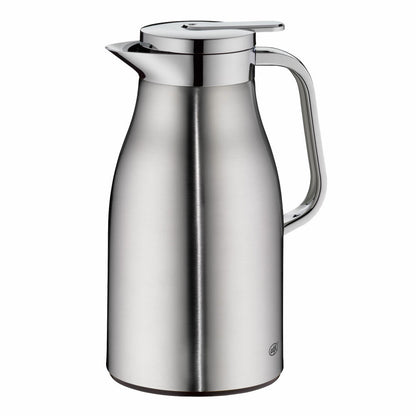 Alfi Skyline Thermos Jug, Stainless Steel, Matt Stainless Steel, 1 L, 1322205100