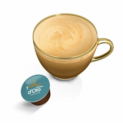 Nescafé Dolce Gusto 3er Set Dallmayr Crema dOro Caffé Latte, Kaffeekapsel, Kaffee, 48 Kapseln