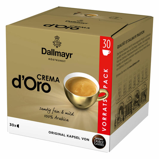 Nescafé Dolce Gusto Dallmayr Crema d´Oro storage box, coffee capsules, 30 capsules