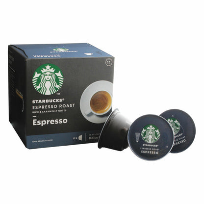 Nescafé Dolce Gusto Starbucks Espresso Roast Espresso Set of 3, Coffee, Roasted Coffee, Coffee Capsules, 3 x 12 Capsules