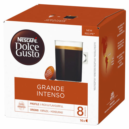 Nescafé Dolce Gusto Caffè Grande Intenso, Strong, Coffee, Coffee Capsule, 16 Capsules