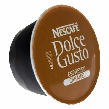 Nescafé DOLCE GUSTO Tassen Geschenkset, 3 Packungen mit Becher Espresso Caramel, Kaffeekapsel, Kaffee, Kapseln