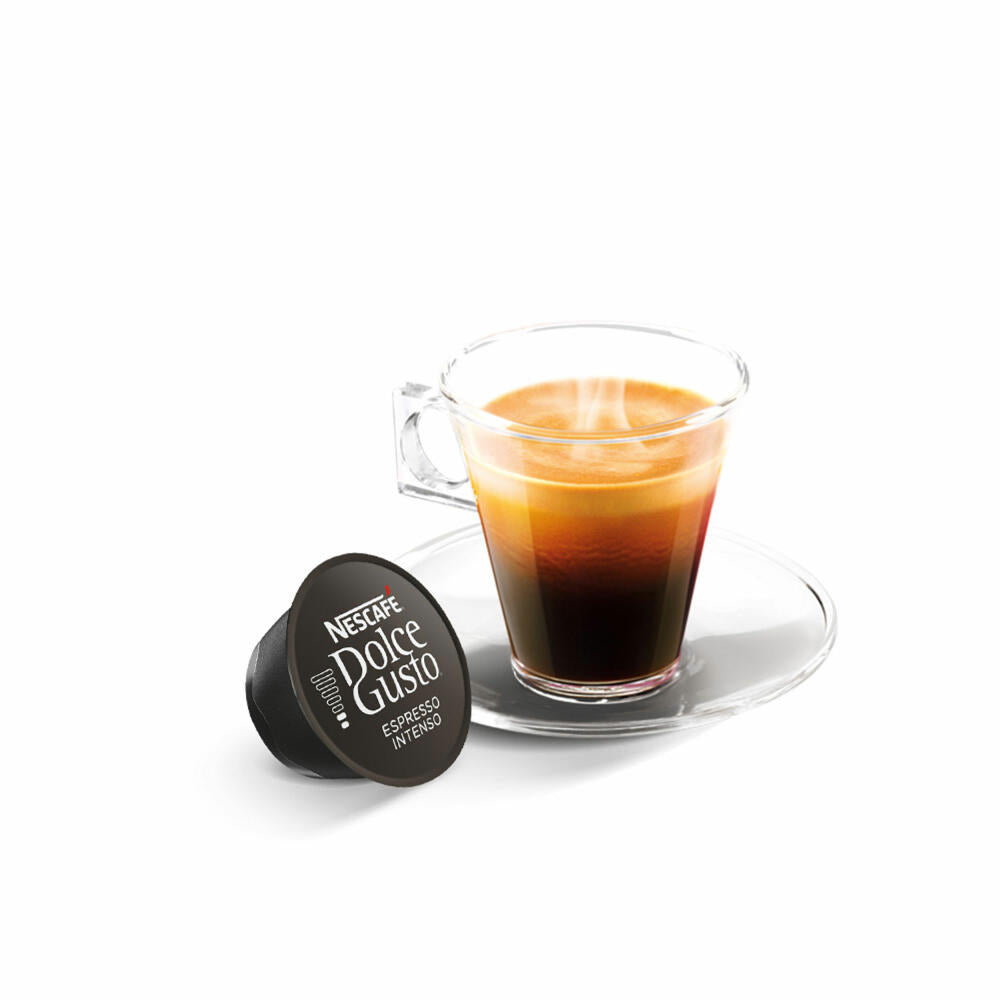 Nescafé Dolce Gusto Espresso Intenso, Stark, Kaffee, Kaffeekapsel, 6er Pack, 6 x 16 Kapseln