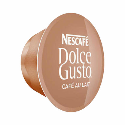 Nescafé Dolce Gusto Café au lait Vorratsbox, 3er Set, Kaffee, Milchkaffee, Kaffeekapseln, 3 x 30 Kapseln