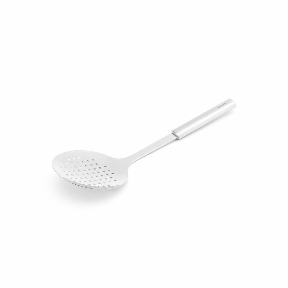 Brabantia Skimmer Profile, Cooking Utensil, Kitchen Aid, Steel, Matt Steel, 32.8 cm, 250569