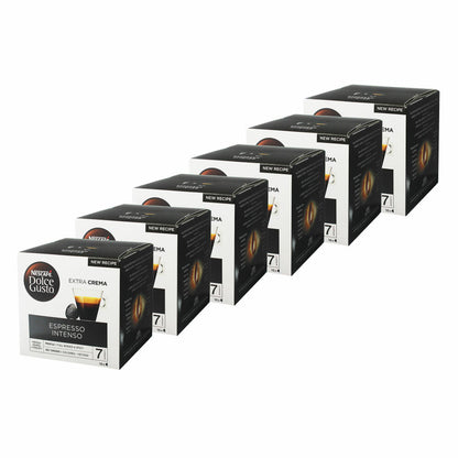 Nescafé Dolce Gusto Espresso Intenso, Strong, Coffee, Coffee Capsule, Pack of 6, 6 x 16 Capsules