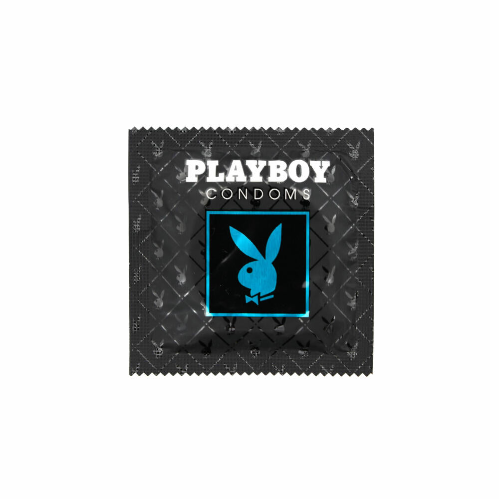 Playboy Condoms Kondome Ausdauer, Verhütungsmittel, 3-fach Effekt, mit Gleitgel gratis, 52 mm, 8 x 10 Stück