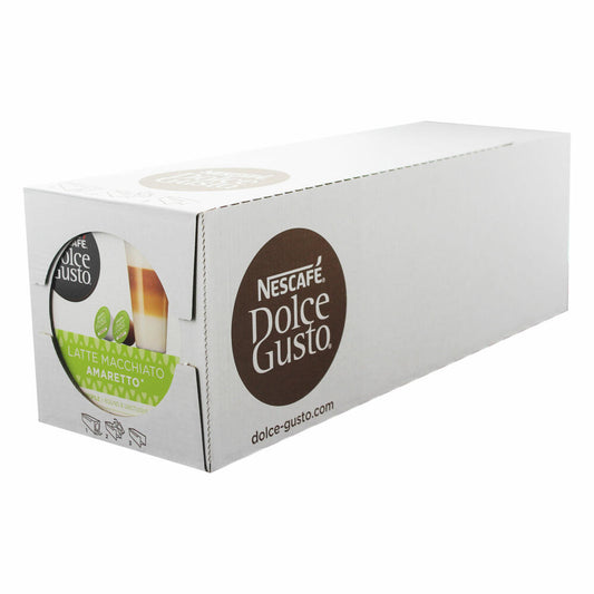 Nescafé Dolce Gusto Latte Macchiato Amaretto 3er Set, Kaffeekapsel, Kaffee, 3 x 16 Kapseln (24 Portionen)