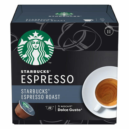 Nescafé Dolce Gusto Starbucks Espresso Roast Espresso, Coffee, Roasted Coffee, Coffee Capsules, 12 Capsules