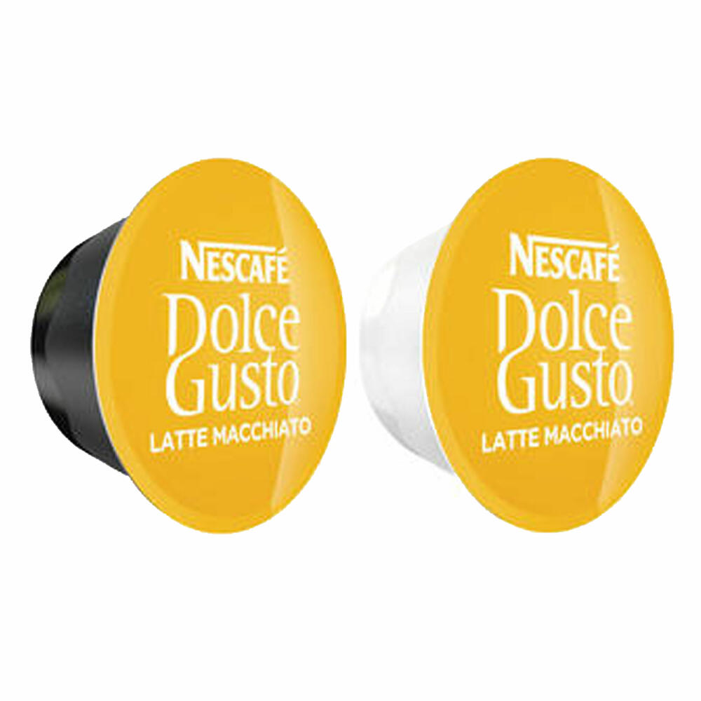 80 x Nescafé Dolce Gusto Latte Macchiato, Kaffee, Kaffeekapsel, Großpackung, Vorteilspackung, 80 Kapseln (40 Portionen)