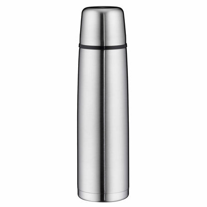 alfi insulated bottle ISOTHERM PERFECT screw cap, insulated bottle, thermos flask, bottle, stainless steel, Stainless Steel Mat, 1 L, 5107205100