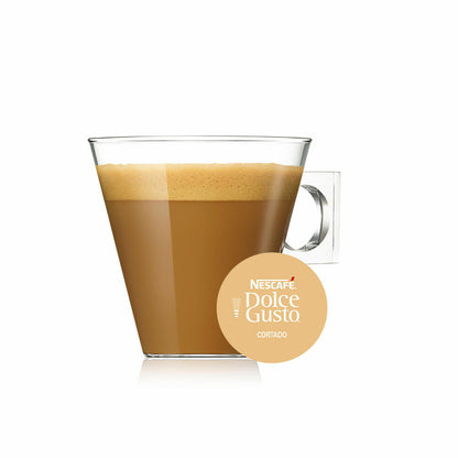 Nescafé Dolce Gusto Cortado Espresso Macchiato, Kaffee, Kaffeekapsel, 16 Kapseln