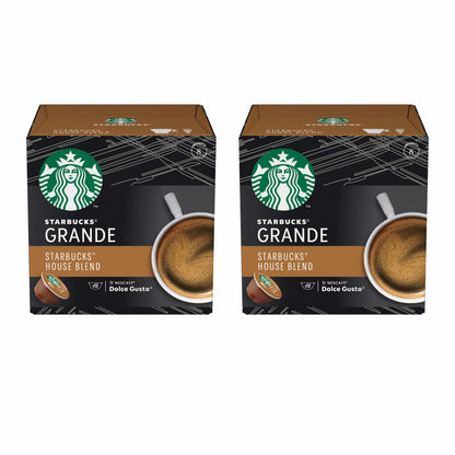 Nescafé Dolce Gusto Starbucks House Blend Grande Set of 2, Coffee, Roasted Coffee, Coffee Capsules, 2 x 12 Capsules