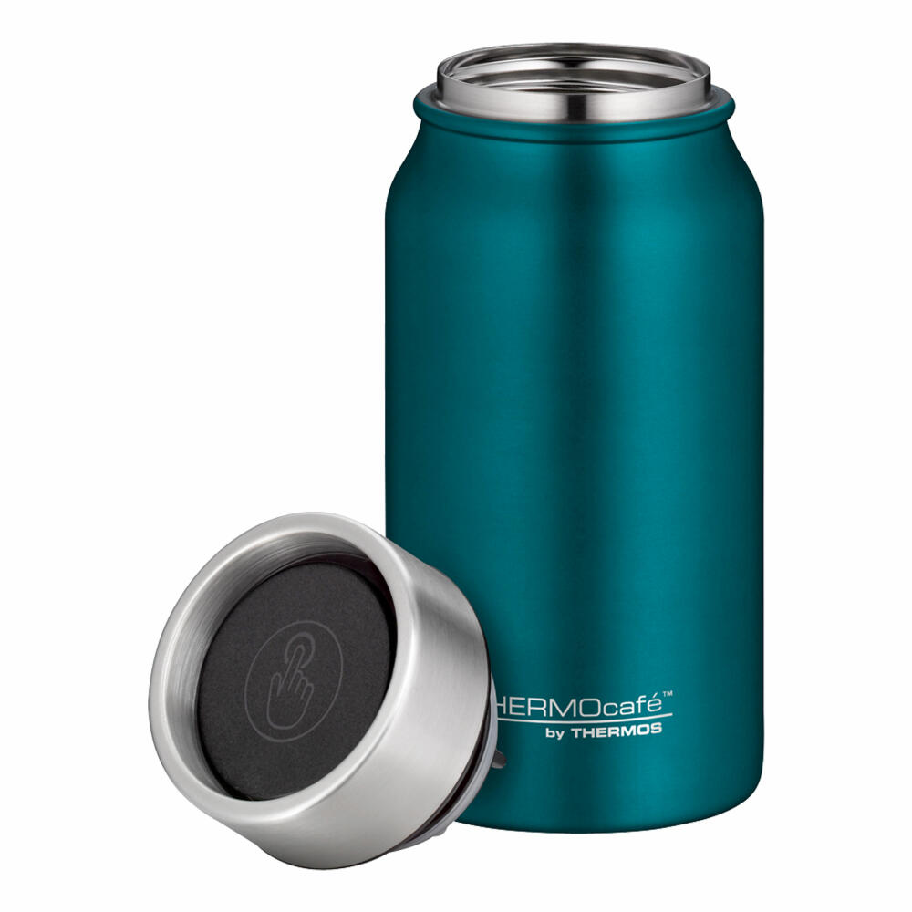 Thermos TC Drinking Mug, Thermobecher, Trinkbecher, Isobecher, Thermo Becher, Edelstahl, Teal, 350 ml, 4097.255.035