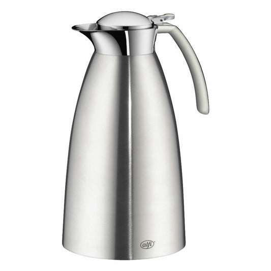 Alfi Isolierkanne Gusto TT, Isolier Kanne, Kaffeekanne, Teekanne, Edelstahl, Matt, 1.5 L, 3527.205.150