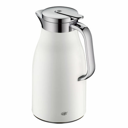 Alfi Skyline Thermos Jug, Stainless Steel, Coconut White Matt, 1 L, 1321211100