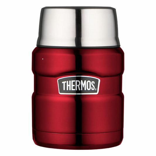 Thermos food container Stainless King, food container, thermal container, insulated container, stainless steel, cranberry, 470 ml, 4001.248.047